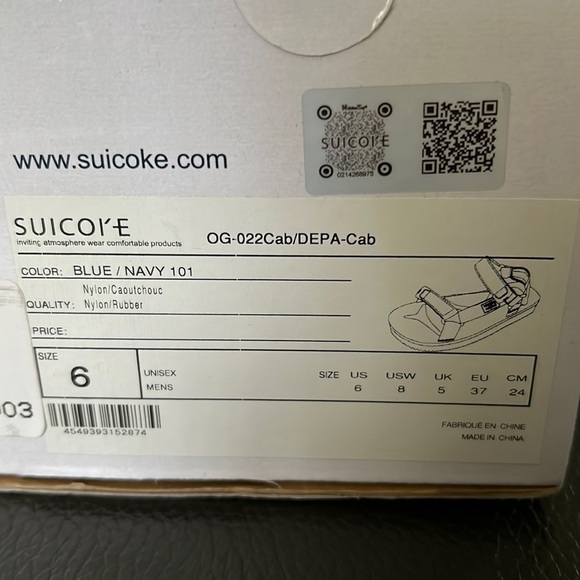 Suicoke Blue/Navy DEPA-Cab Sandals Sz8 - Picture 10 of 10
